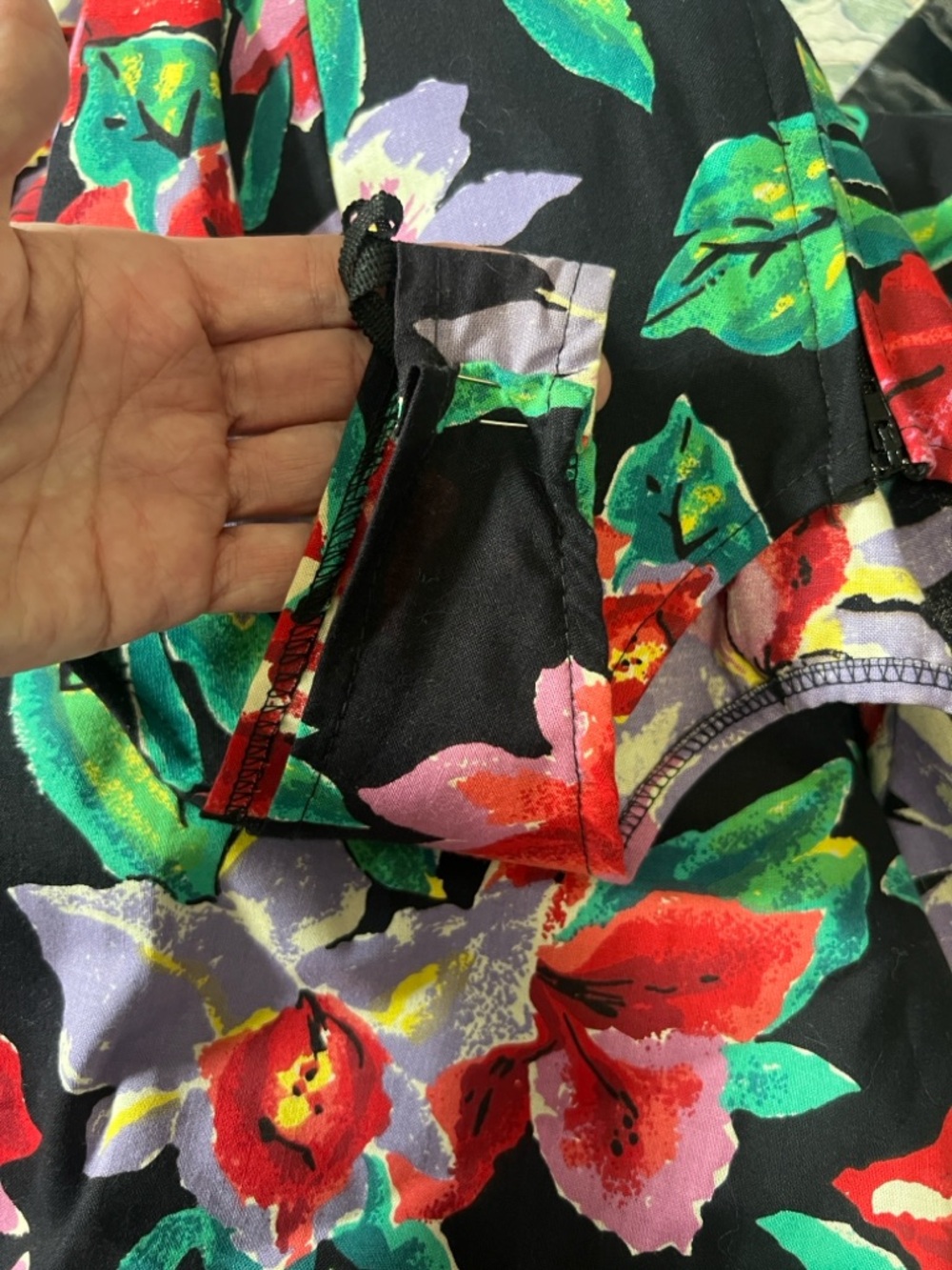 VTG,DBA LA Fit/Flare Dress Bold Print Tulle Belted Rockabilly Party,EUC, Size S - Picture 11 of 12